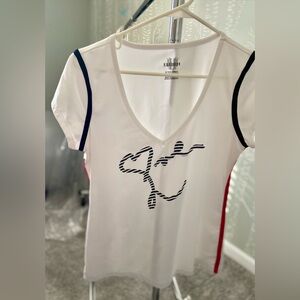 V Neck LOVE women’s top by Venus Size Medium New without tags